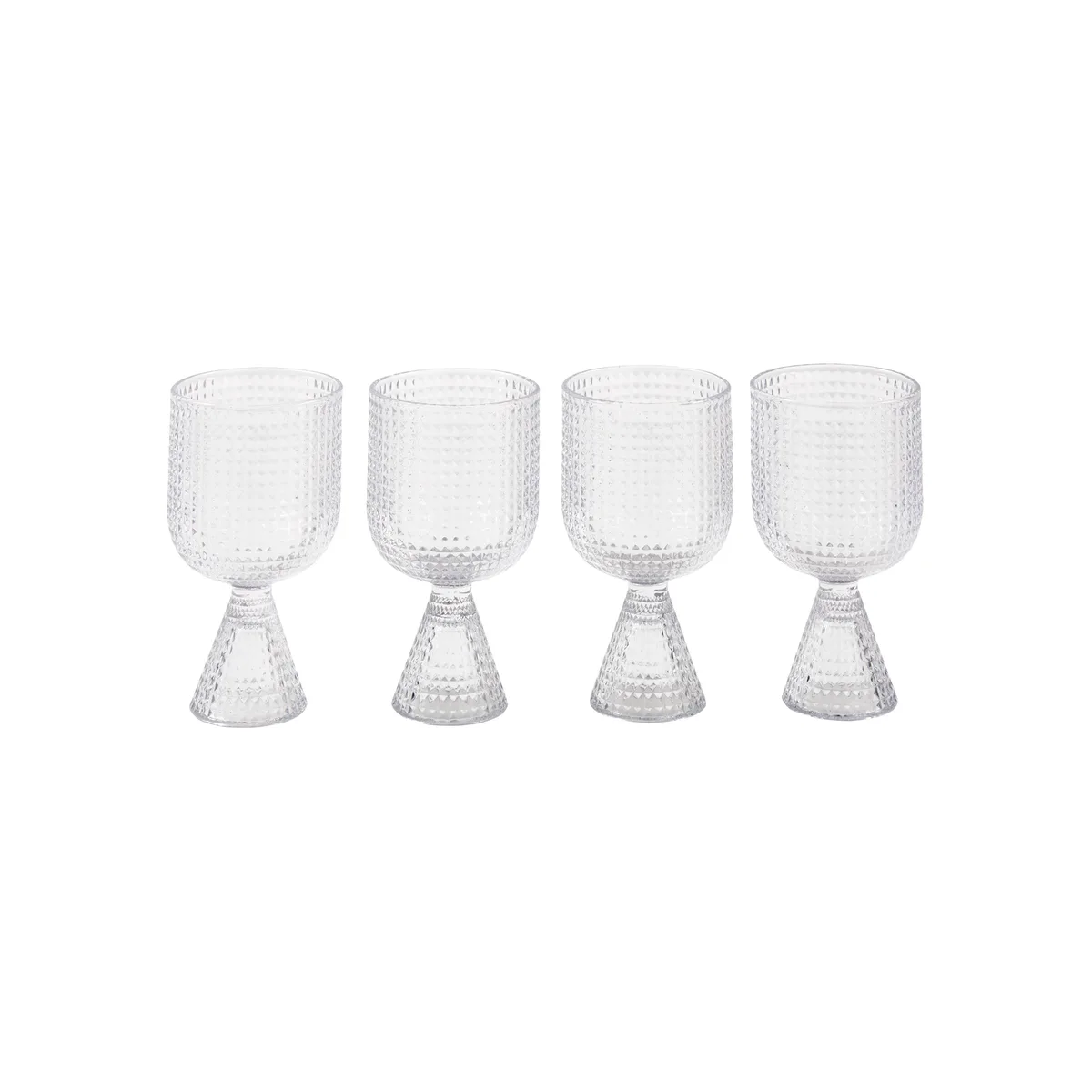 Weinglas Rooftop - Transparent - Glas de Pols Potten – photo du produit