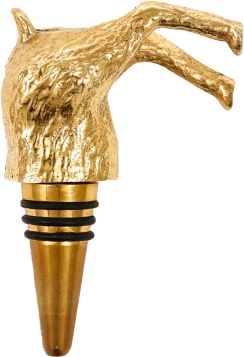Wijnstopper Deer by Pols Potten in Goud – product photo