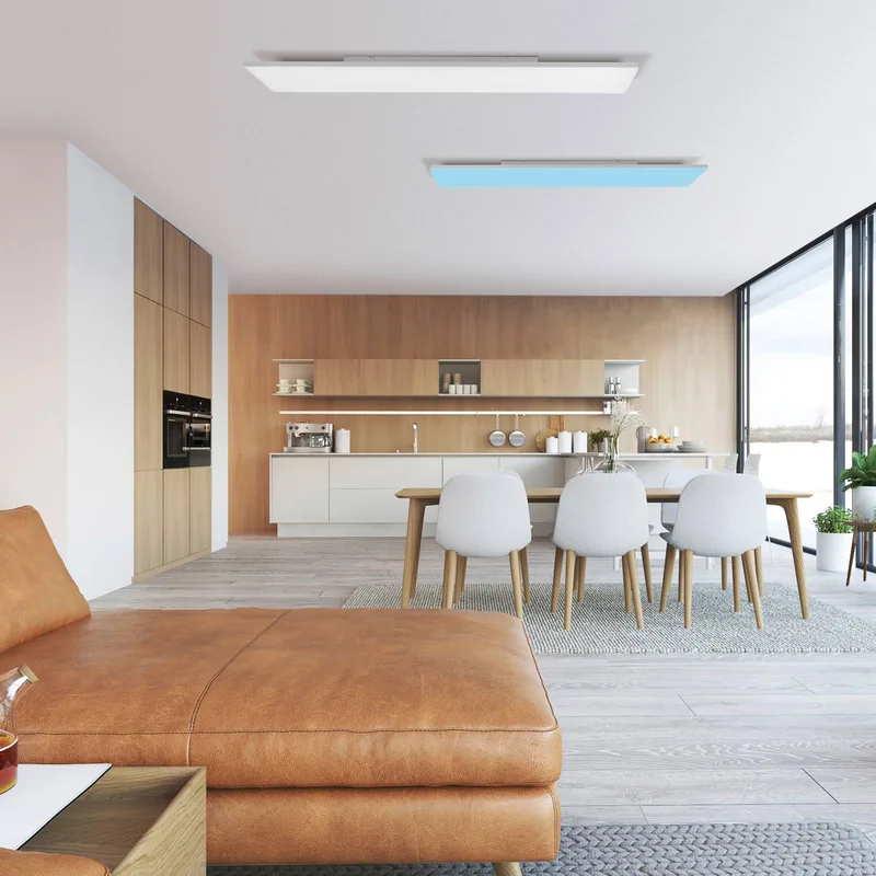 Paul Neuhaus Frameless plafondlamp RGBW 120x30cm by Q-Smart-Home in White – product photo
