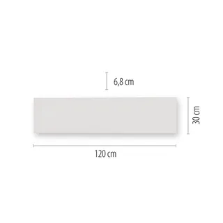 Paul Neuhaus Frameless plafondlamp RGBW 120x30cm by Q-Smart-Home in White – product photo 5 of 5