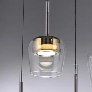 Paul Neuhaus Hanglamp Q-Kon goudkleurig Ø 21 cm van Q-Smart-Home in Goud, Helder – productfoto 5 van 5