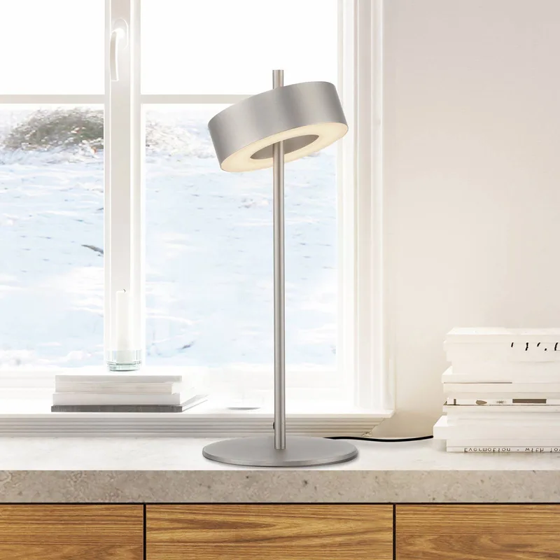 Paul Neuhaus LED-bordslampa Q-Rotate aluminium 40 cm från Q-Smart-Home i Aluminium – produktbild