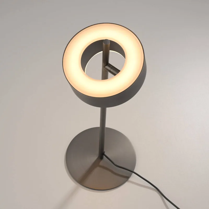 Paul Neuhaus LED-bordslampa Q-Rotate mörkbrun 40 cm från Q-Smart-Home i Donkerbruin metallic – produktbild 5 av 5