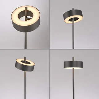 Paul Neuhaus LED vloerlamp Q-Rotate donkerbruin 140 cm van Q-Smart-Home in Donkerbruin metallic – productfoto 4 van 5