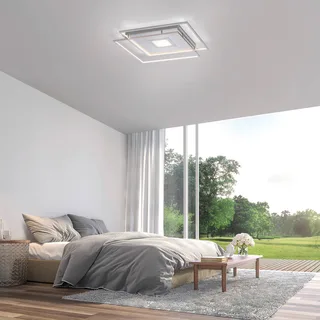 Paul Neuhaus Q-AMIRA LED plafondlamp, zilver by Q-Smart-Home in Silver, Staal – product photo 2 of 5