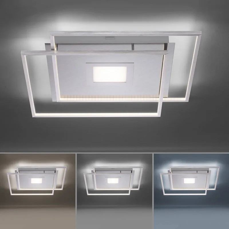 Paul Neuhaus Q-AMIRA LED plafondlamp, zilver by Q-Smart-Home in Silver, Staal – product photo 5 of 5