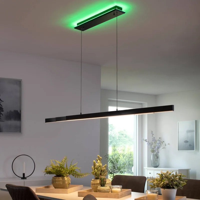 Paul Neuhaus Q-ARIAN LED hanglamp, antraciet van Q-Smart-Home in Antraciet, Wit – productfoto 2 van 5