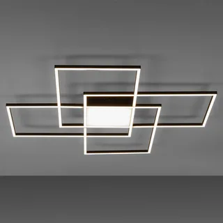 Paul Neuhaus Q-ASMIN LED plafondlamp, 80 x 80 cm van Q-Smart-Home in Zwart, Wit – productfoto 1 van 5