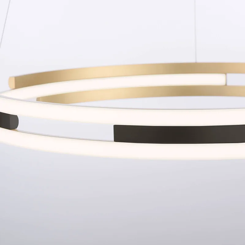 Paul Neuhaus Q-Beluga LED hanglamp, messing by Q-Smart-Home in Messing mat, Anthracite – product photo 3 of 4