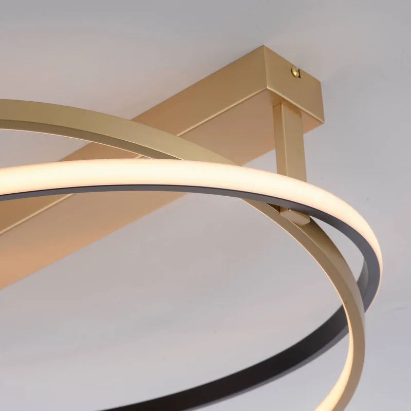 Paul Neuhaus Q-Beluga LED plafondlamp, messing von Q-Smart-Home in Mat messing – Produktfoto 4 von 5