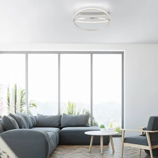 Paul Neuhaus Q-Beluga LED-taklampa stål från Q-Smart-Home i Staal – produktbild 2 av 5