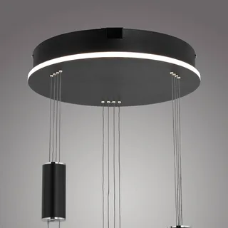 Paul Neuhaus Q-ETIENNE hanglamp rondel, zwart by Q-Smart-Home in Black, White – product photo 5 of 5