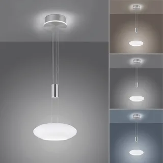 Paul Neuhaus Q-ETIENNE LED hanglamp, 1-lamp by Q-Smart-Home in Silver, White – product photo 4 of 5