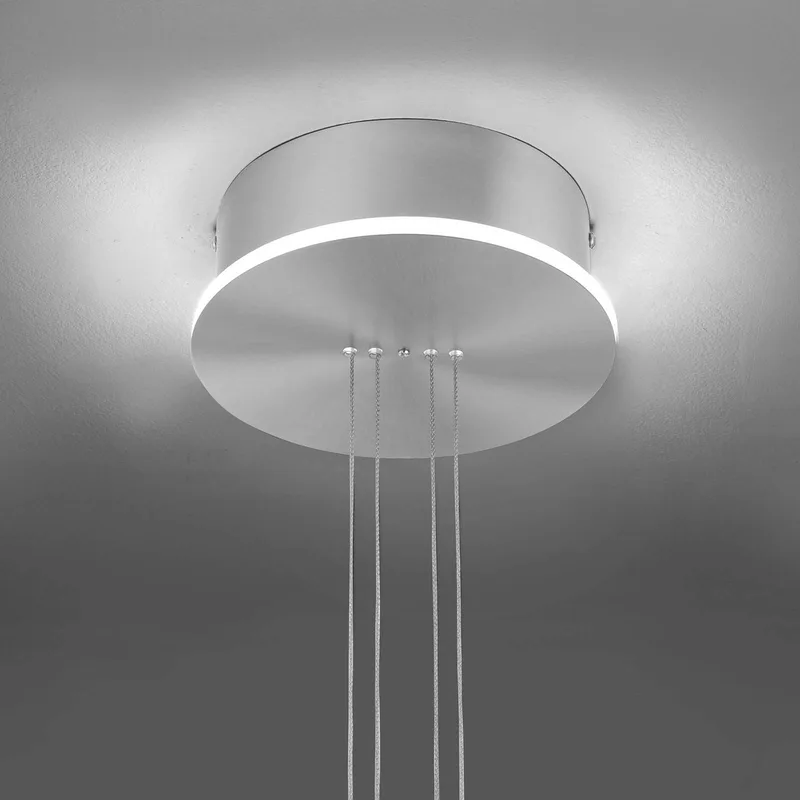 Paul Neuhaus Q-ETIENNE LED hanglamp, 1-lamp by Q-Smart-Home in Silver, White – product photo 5 of 5