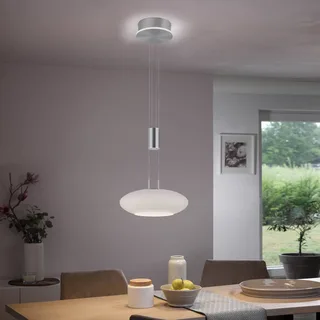Paul Neuhaus Q-ETIENNE LED hanglamp, 1-lamp by Q-Smart-Home in Silver, White – product photo 1 of 5