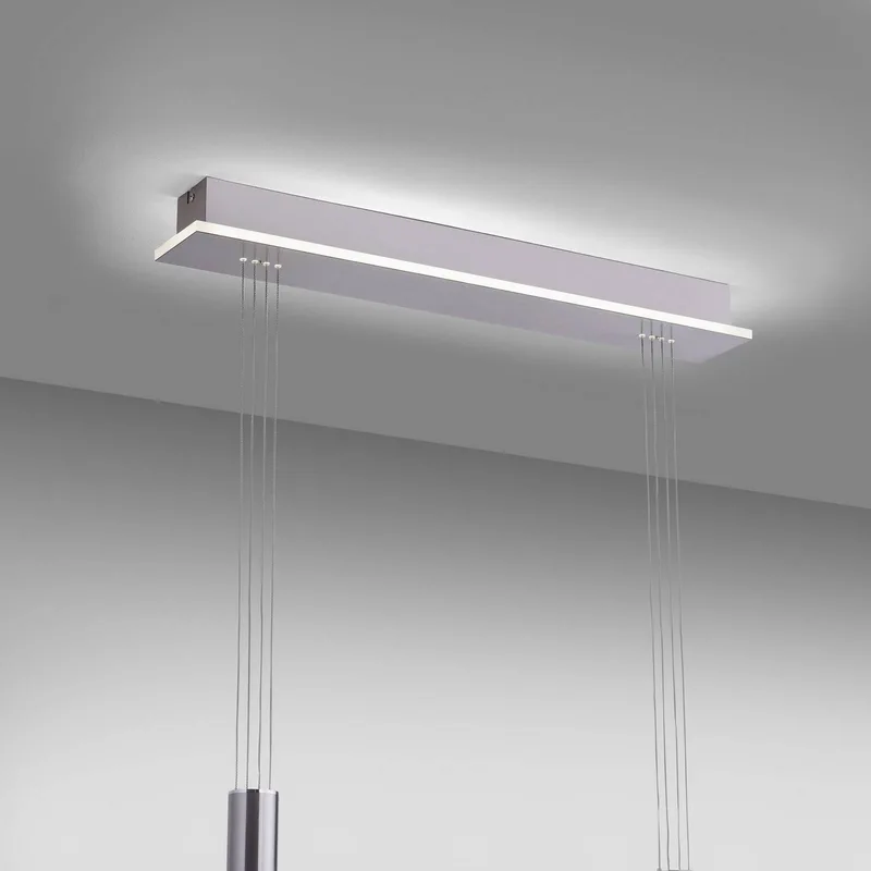 Paul Neuhaus Q-ETIENNE LED hanglamp, 2-lamps by Q-Smart-Home in Silver, White – product photo 4 of 5