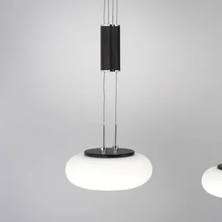 Paul Neuhaus Q-ETIENNE LED hanglamp 2-lamps, zwart by Q-Smart-Home in Black, White – product photo 4 of 5