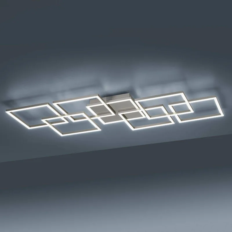 Paul Neuhaus Q-INIGO LED plafondlamp 107 cm by Q-Smart-Home in Silver, White – product photo 1 of 5