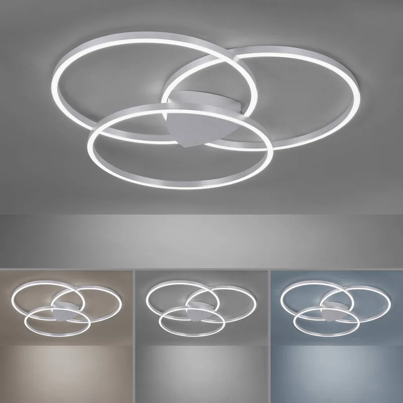 Paul Neuhaus Q-KATE LED plafondlamp by Q-Smart-Home in Silver, White – product photo 5 of 5