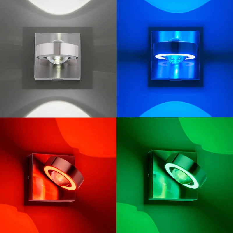 Paul Neuhaus Q-MIA LED wandlamp, staal by Q-Smart-Home in Silver, Helder – product photo 4 of 5