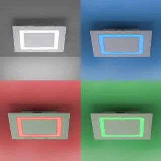 Paul Neuhaus Q-MIRAN LED-taklampa, 30 x 30 cm från Q-Smart-Home i Aluminium – produktbild 5 av 5