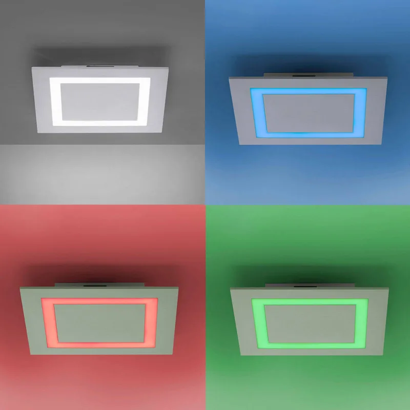 Paul Neuhaus Q-MIRAN LED-taklampa, 30 x 30 cm från Q-Smart-Home i Aluminium – produktbild 5 av 5