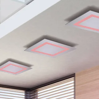 Paul Neuhaus Q-MIRAN LED-taklampa, 30 x 30 cm från Q-Smart-Home i Aluminium – produktbild 3 av 5