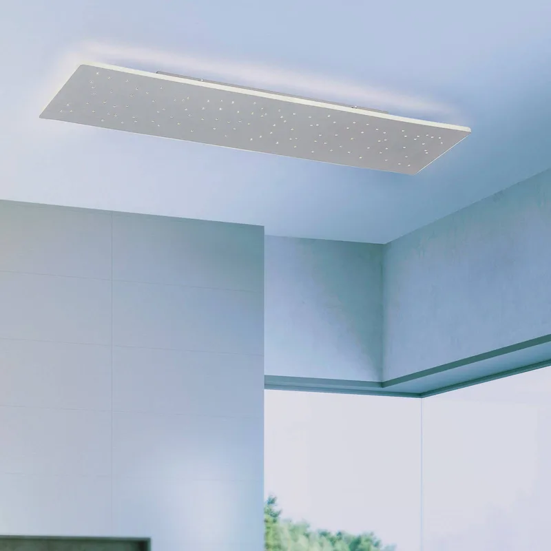 Paul Neuhaus Q-NIGHTSKY, LED plafondlamp 100x25cm van Q-Smart-Home in Aluminium – productfoto