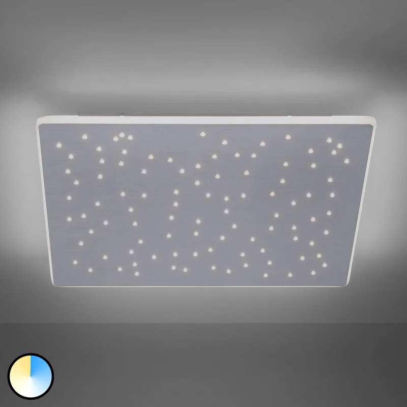 Paul Neuhaus Q-NIGHTSKY, LED plafondlamp, 60x60cm by Q-Smart-Home in Aluminium – product photo 4 of 4