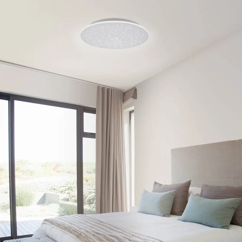 Paul Neuhaus Q-NIGHTSKY LED plafondlamp, rond by Q-Smart-Home in Aluminium – product photo 4 of 4
