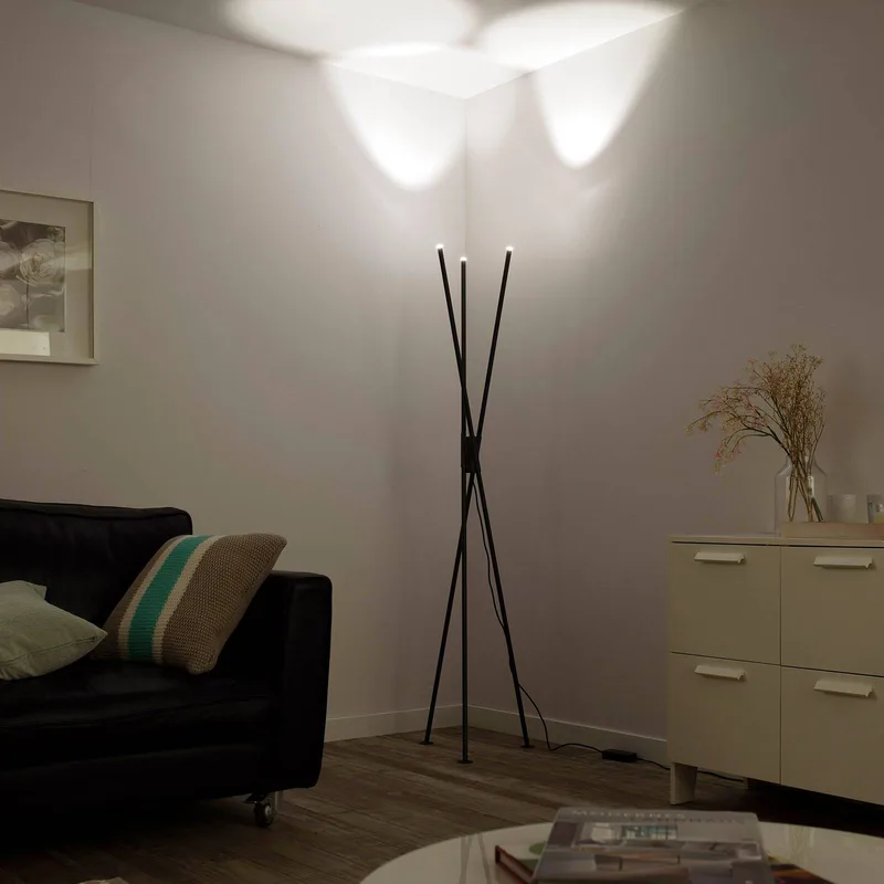 Paul Neuhaus Q-PETER LED vloerlamp, RGB/CCT by Q-Smart-Home in Anthracite – product photo 3 of 5