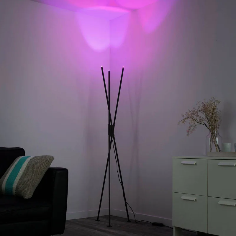 Paul Neuhaus Q-PETER LED vloerlamp, RGB/CCT by Q-Smart-Home in Anthracite – product photo 5 of 5