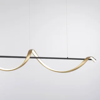 Paul Neuhaus Q-Swing hanglamp, antraciet/messing by Q-Smart-Home in Anthracite, Brass – product photo 4 of 5
