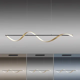Paul Neuhaus Q-Swing hanglamp, antraciet/messing by Q-Smart-Home in Anthracite, Brass – product photo 5 of 5