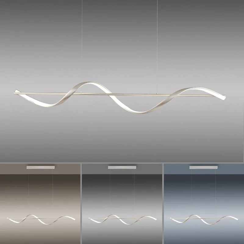 Paul Neuhaus Q-Swing LED hanglamp von Q-Smart-Home in Staal – Produktfoto 4 von 4