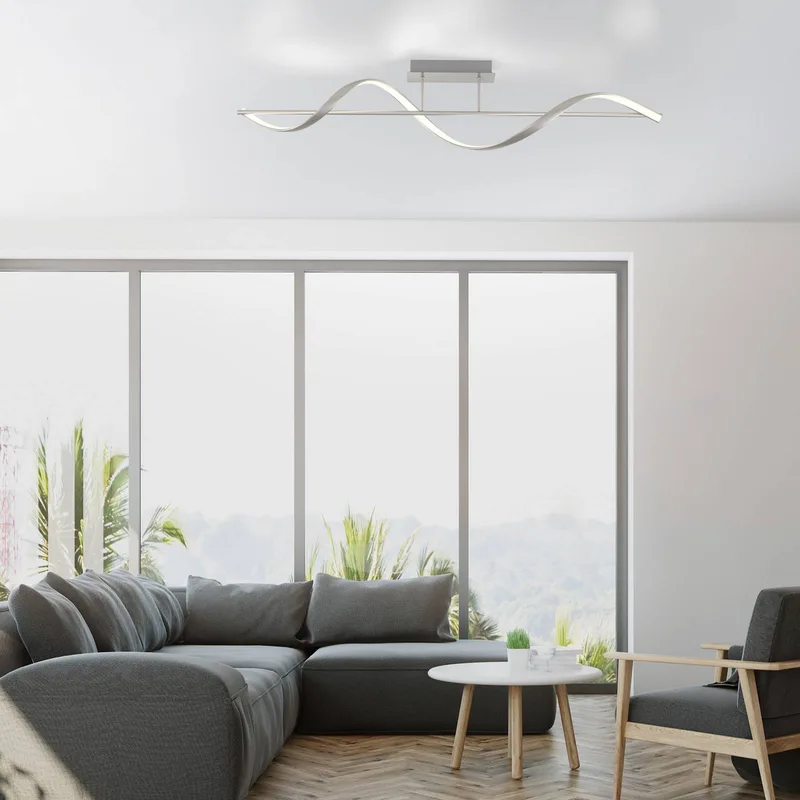 Paul Neuhaus Q-Swing LED plafondlamp von Q-Smart-Home in Staal – Produktfoto 2 von 5