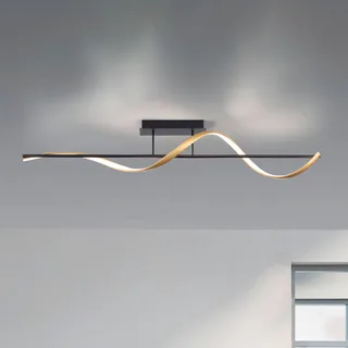 Paul Neuhaus Q-Swing taklampa antracit/mässing från Q-Smart-Home i Antracit, Mässing – produktbild 1 av 4