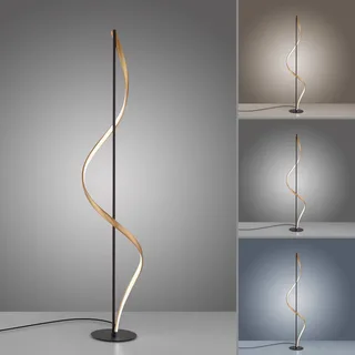Paul Neuhaus Q-Swing vloerlamp antraciet/messing van Q-Smart-Home in Antraciet, Messing – productfoto 5 van 5