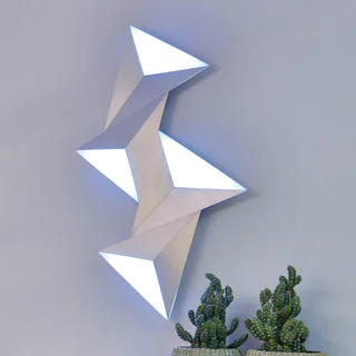 Paul Neuhaus Q-TETRA LED wandlamp, Satellite by Q-Smart-Home in Aluminium – product photo 5 of 5