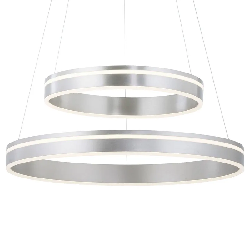 Paul Neuhaus Q-VITO hanglamp 2-lamps von Q-Smart-Home in Staal – Produktfoto 4 von 5