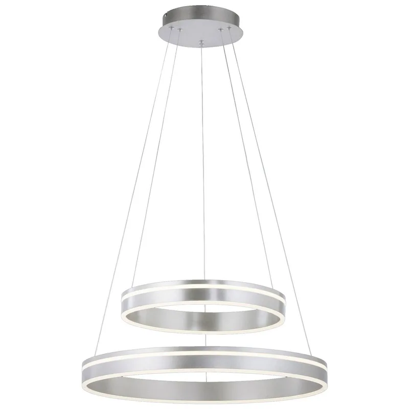 Paul Neuhaus Q-VITO hanglamp 2-lamps von Q-Smart-Home in Staal – Produktfoto 3 von 5