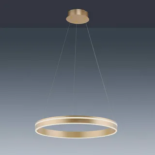 Paul Neuhaus Q-VITO LED hanglamp, 1 ring by Q-Smart-Home in Mat messing, White – product photo 5 of 5