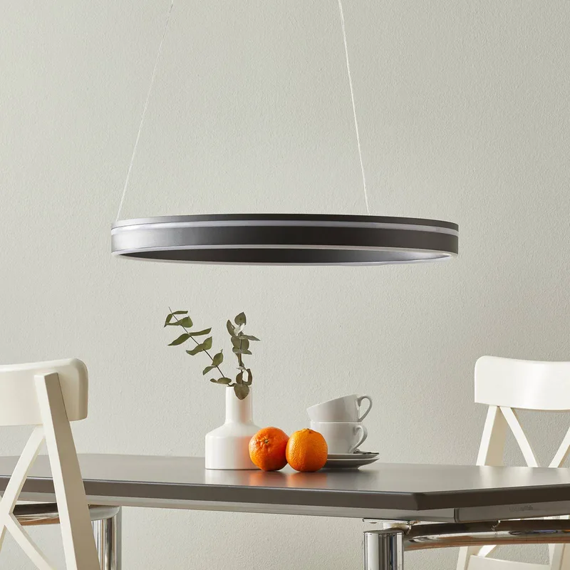 Paul Neuhaus Q-VITO LED hanglamp 59cm van Q-Smart-Home in Antraciet – productfoto 1 van 5
