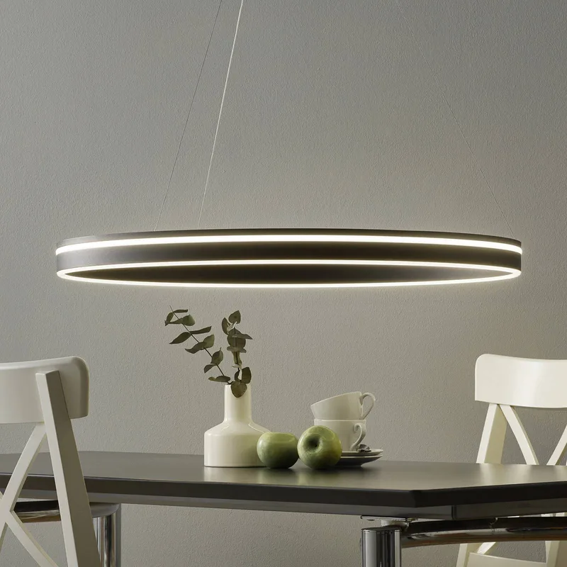 Paul Neuhaus Q-VITO LED hanglamp 79cm van Q-Smart-Home in Antraciet – productfoto