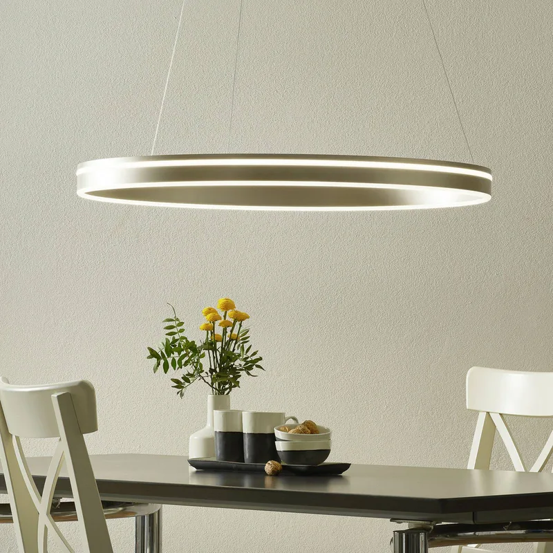 Paul Neuhaus Q-VITO LED hanglamp 79cm van Q-Smart-Home in Staal – productfoto 4 van 5