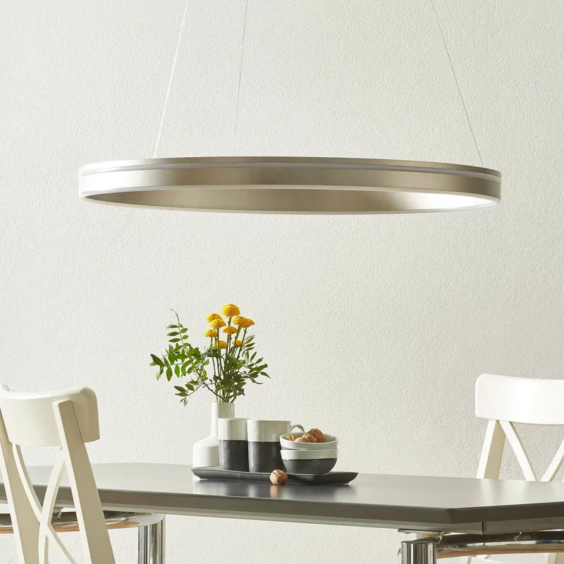 Paul Neuhaus Q-VITO LED hanglamp 79cm van Q-Smart-Home in Staal – productfoto 5 van 5