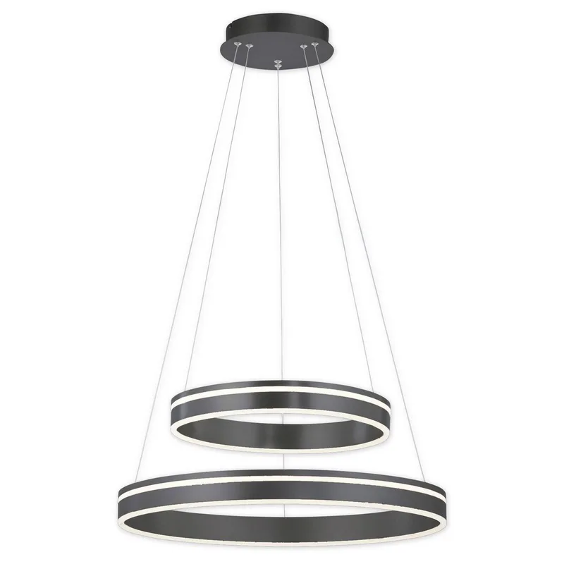 Paul Neuhaus Q-VITO LED hanglamp, ZigBee by Q-Smart-Home in Anthracite, White – product photo 2 of 2