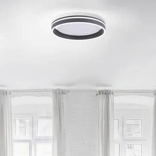 Paul Neuhaus Q-VITO LED-loftslampe 40 cm antracit fra Q-Smart-Home i Antracit, Hvid – produktbillede 5 af 5