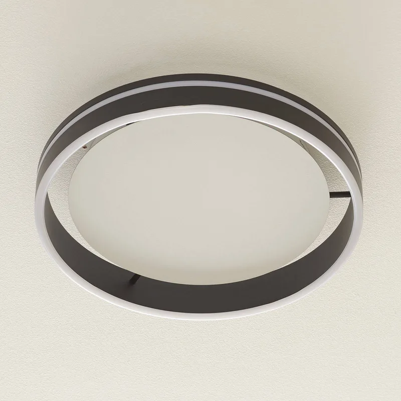 Paul Neuhaus Q-VITO LED-loftslampe 40 cm antracit fra Q-Smart-Home i Antracit, Hvid – produktbillede 2 af 5