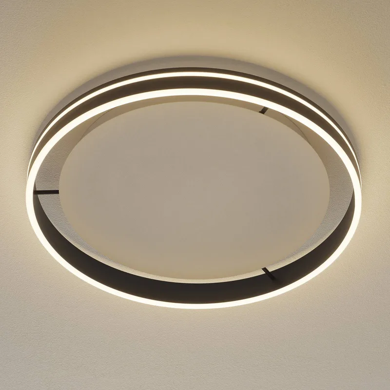 Paul Neuhaus Q-VITO LED plafondlamp 59cm antraciet van Q-Smart-Home in Antraciet, Wit – productfoto
